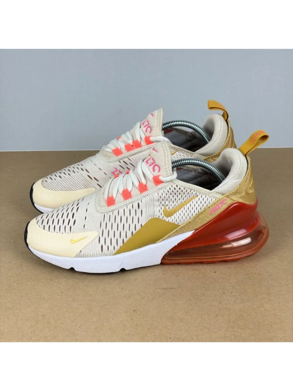 Nike Air Max 270 Guava Ice Cream Tint Athletic Shoes Womens 8.5 Mesh Low Top